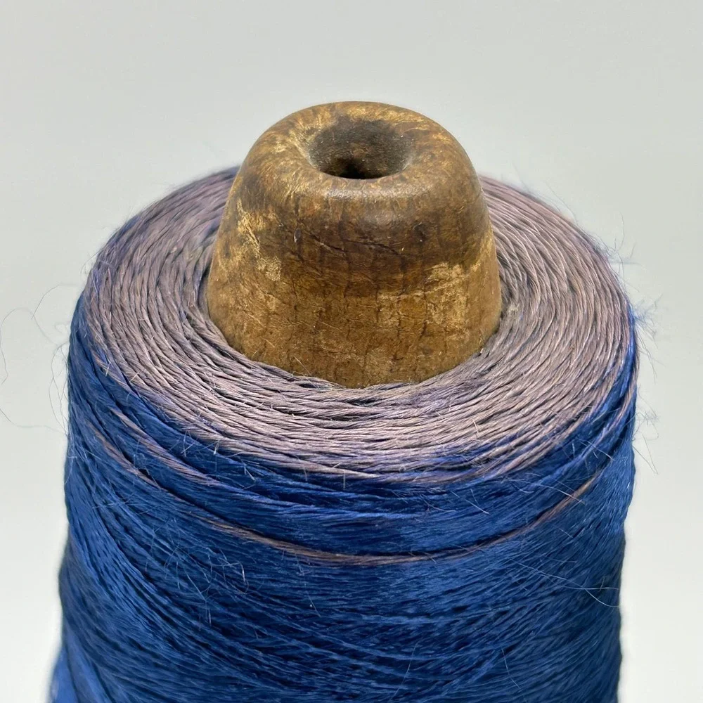 Vintage Thread 5 Large Spools Black Blue Green Cream Gold Pre Owned ‎ RARE